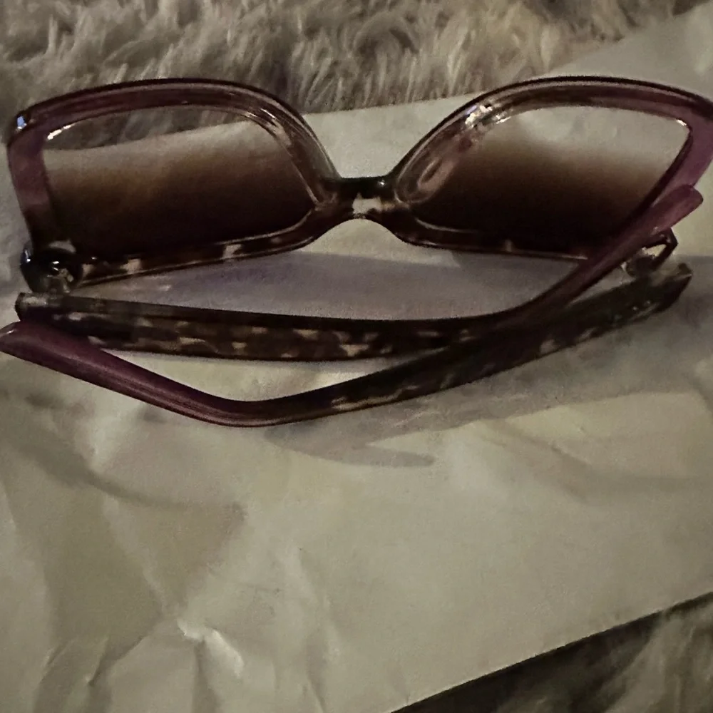 Quay Australia Tortoise to Purple Gradient Square Sunglasses - NWOT